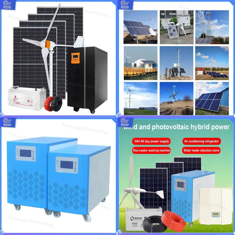 Renewable Energy Grid - 3KW 5KW 8KW Hybrid Wind-Solar-Generatorsystem MPPT-Controller