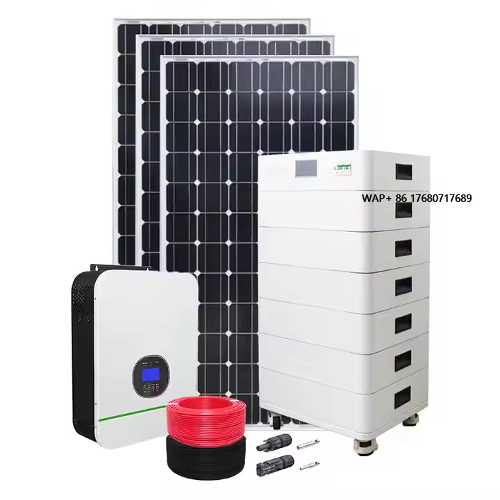 Solar Panel System 10Kw - Solarmodule mit Batterie und Wechselrichter 5kW