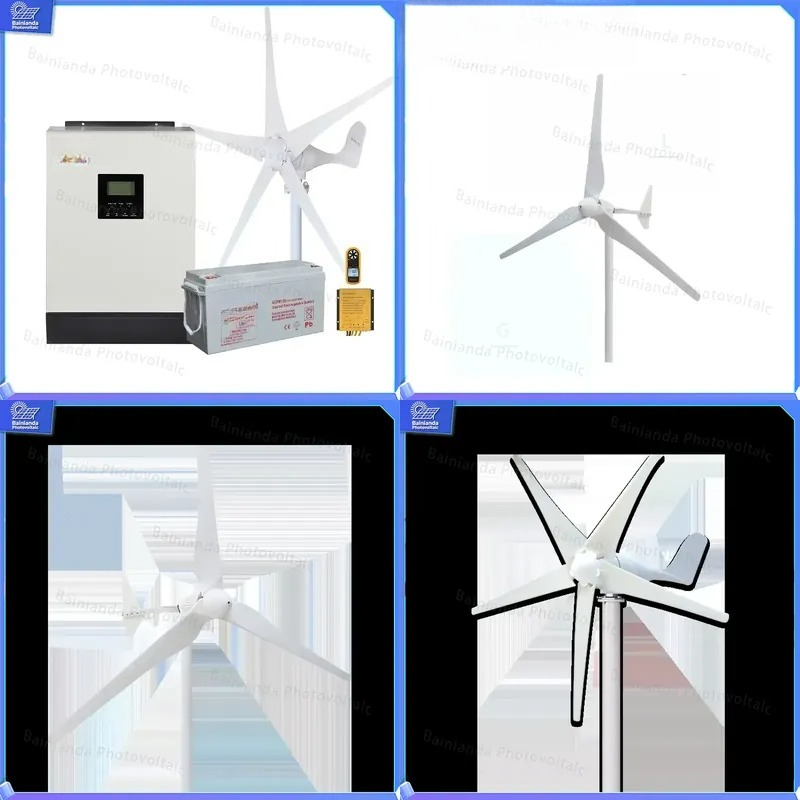 Renewable Energy Grid - 1000W Windturbinen-Generator-Set, Netzunabhängiges Solarstromsystem 12V 24V,