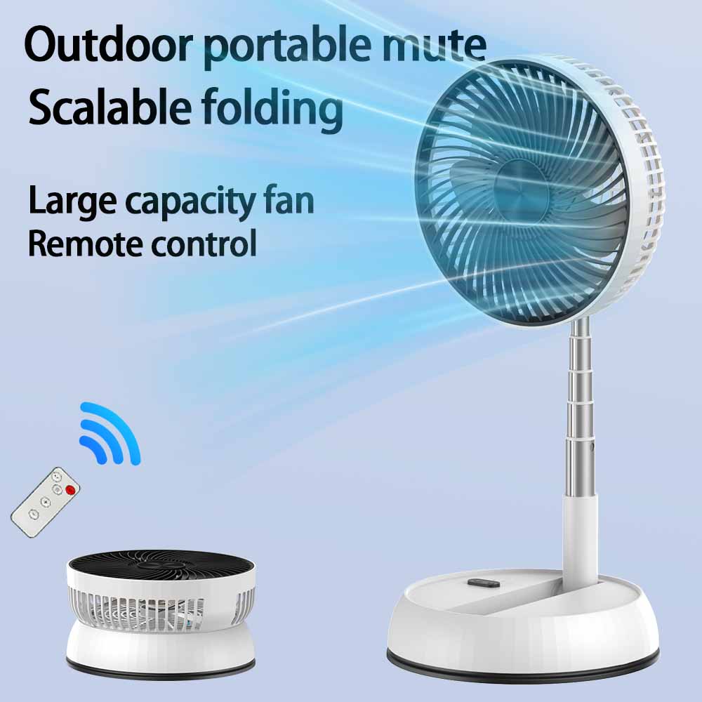 Mini Wind Turbine Vertical - 7200mAh Outdoor Tragbarer Geräuschloser Ferngesteuerter Desktop