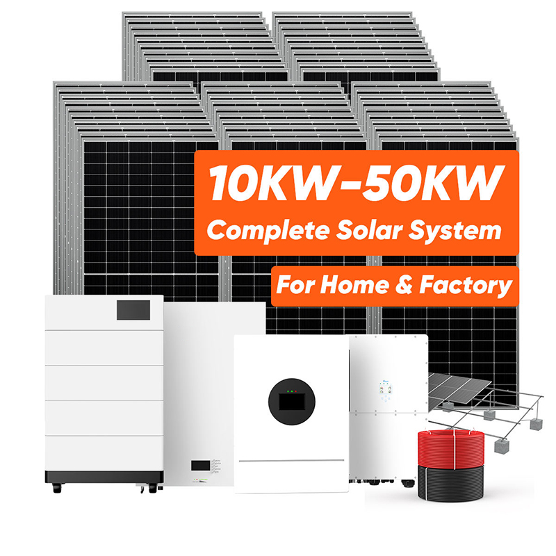 Off Grid Solar Kit - All-in-One Solarenergiespeichersystem 10KW 30KW 50KW Hybrid-Wechselrichter