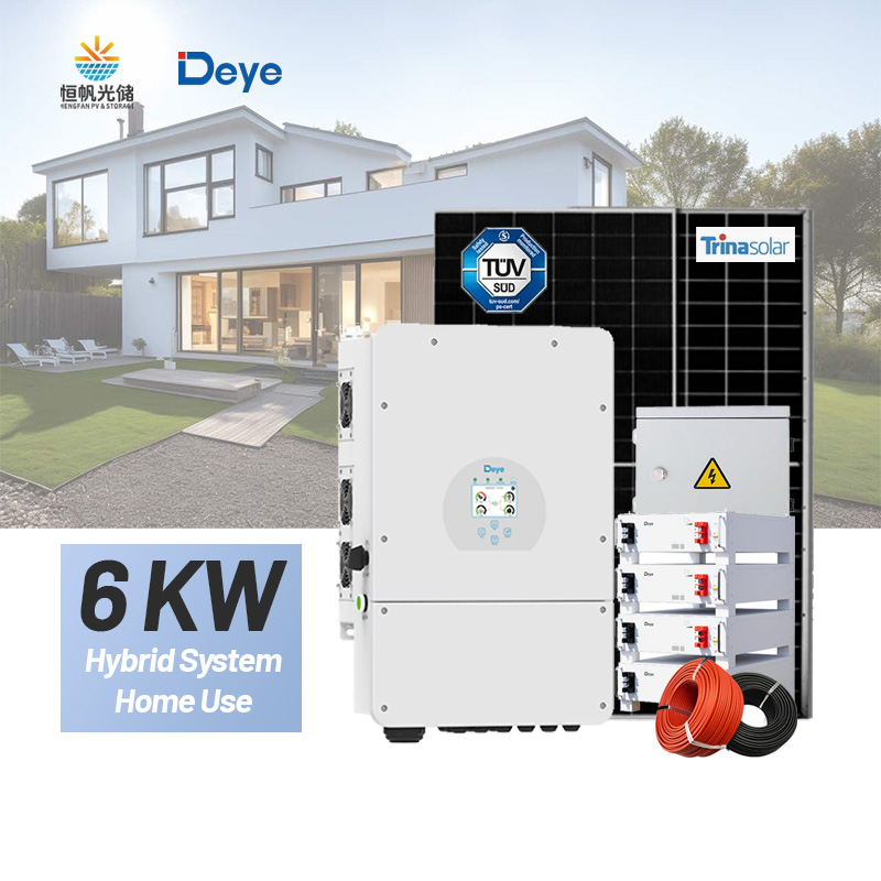 Off Grid Solar Kit - Hybrid 6kW On/Off-Grid Photovoltaik-Solarmodule mit MPPT