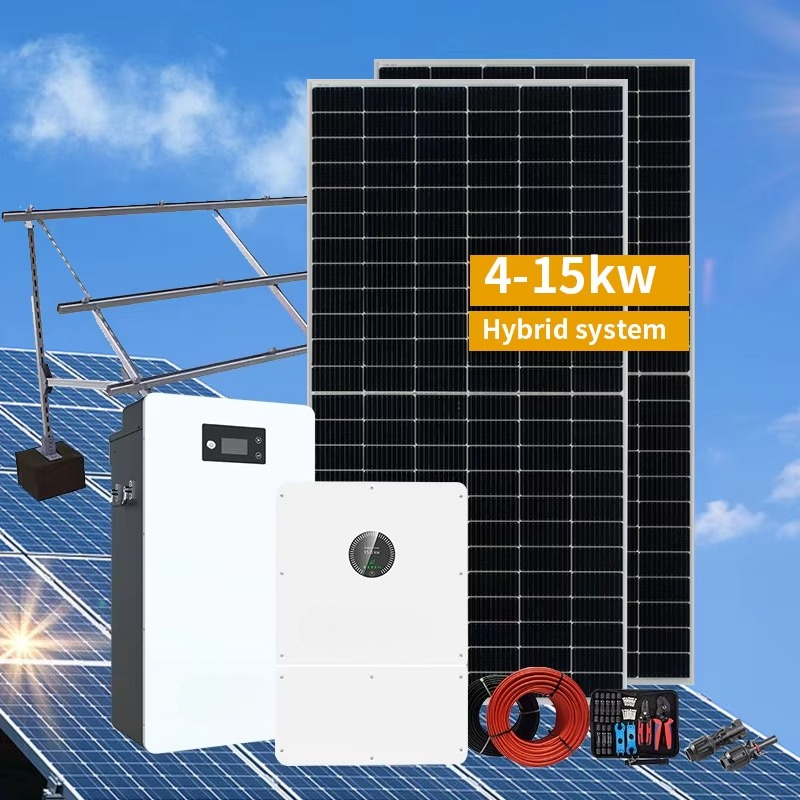 Solar Panel System 10Kw - Solar 10 kW Solar-PV-System Photovoltaik-Solarkit 4