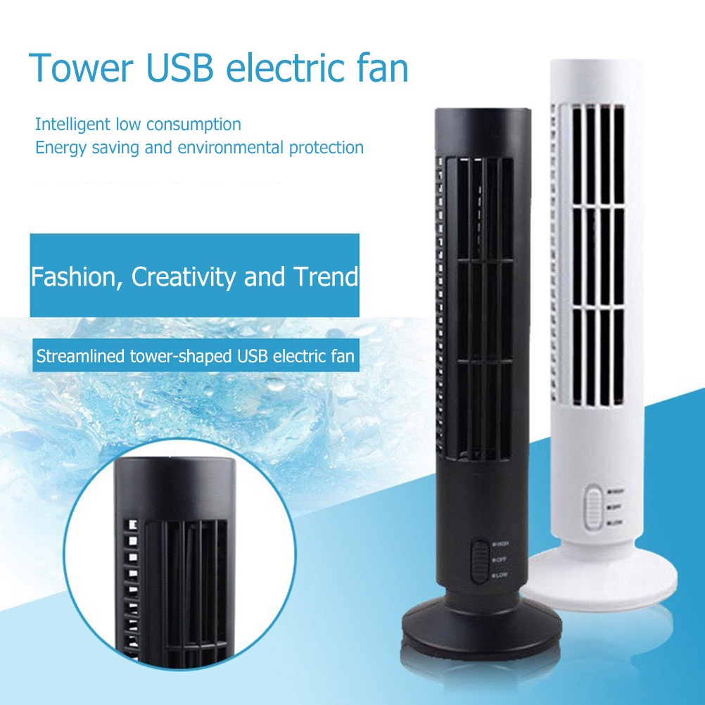 Mini Wind Turbine Vertical - E9 Tragbarer Luftkühler Vertikaler Blattloser Ventilator