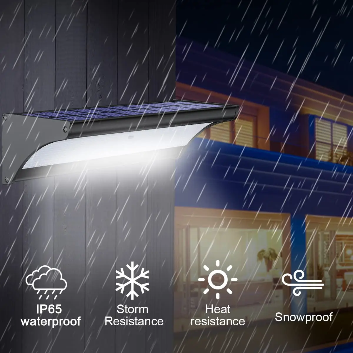 60/48Led Outdoor Solar Wandleu – Waterproof Junction Box Solar Bewertung und Preis