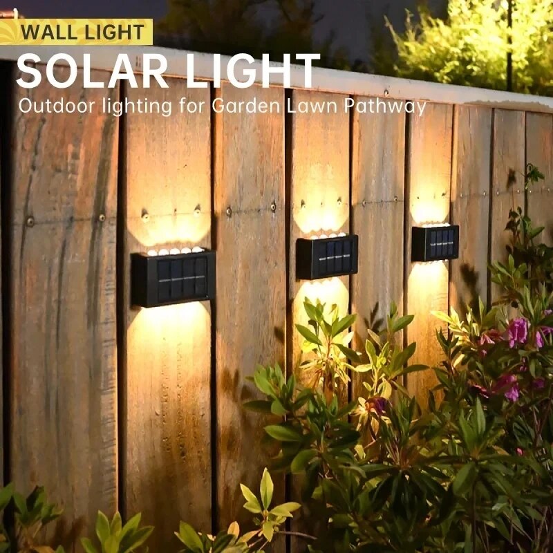 4/6/8/10LEDs Solar Wand Lampe  – Waterproof Junction Box Solar Bewertung und Preis