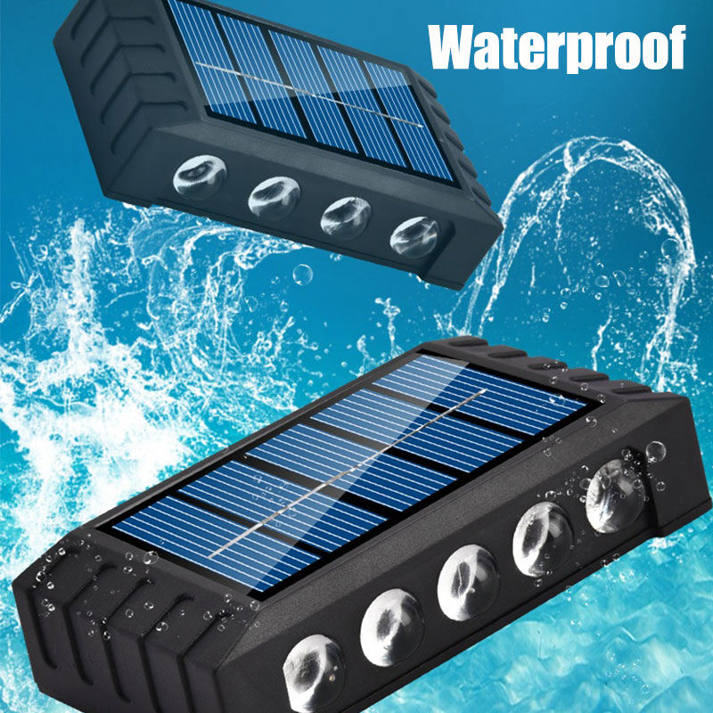 4/6/8/10LEDs Solar Wand Lampe  – Waterproof Junction Box Solar Bewertung und Preis