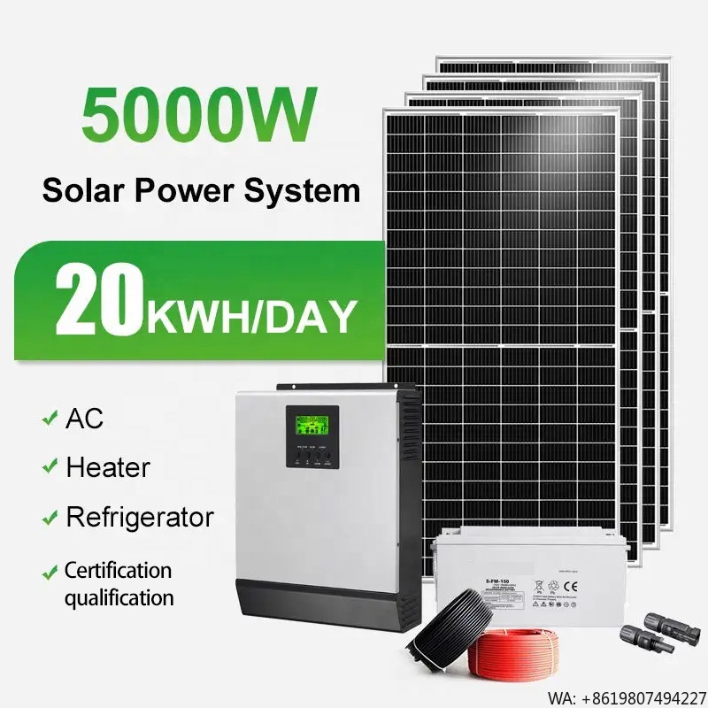 5kW 10kW 20kW Solarstromsystem – Solar Panel System 10Kw Bewertung und Preis