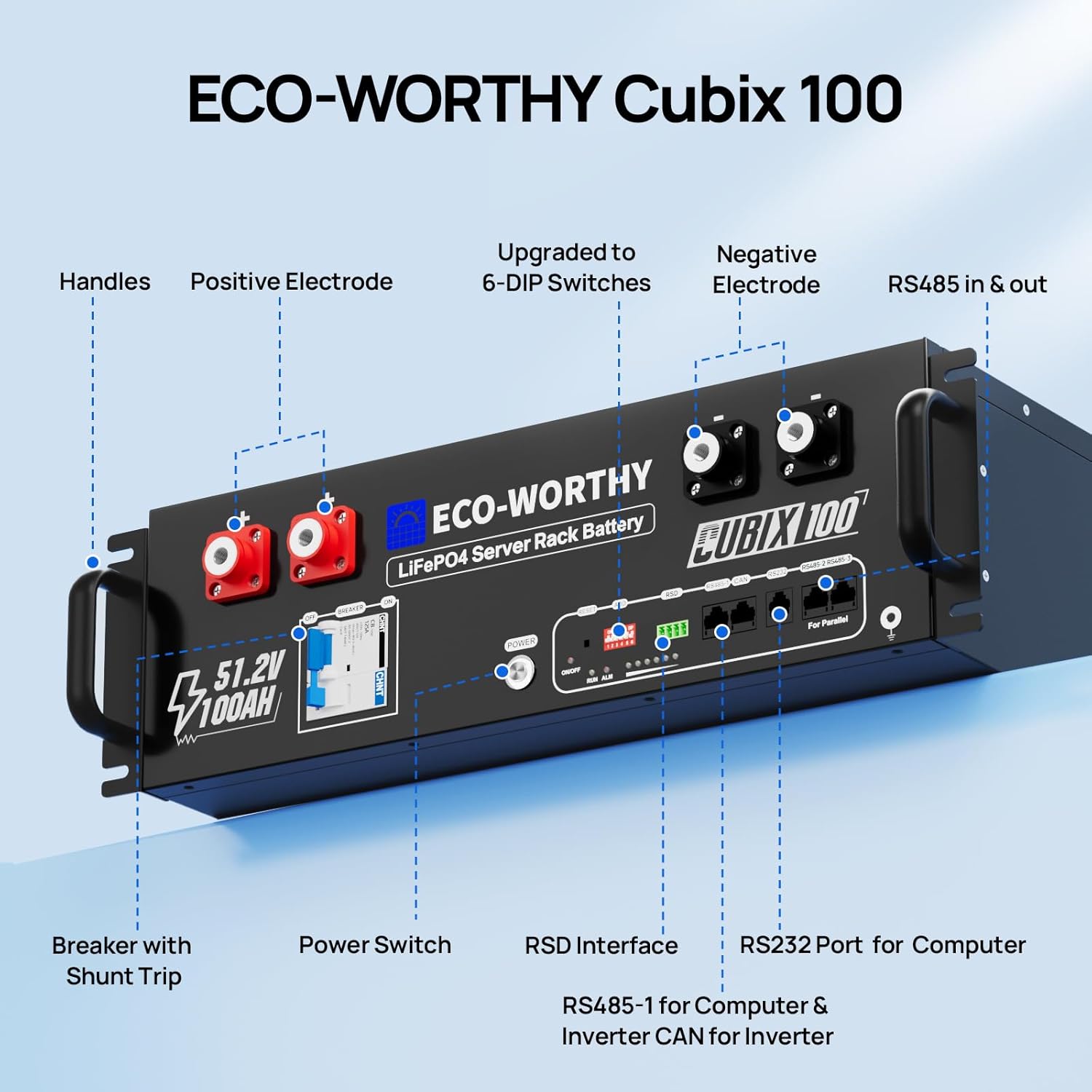 100Ah LiFePO4 mit integriertem – Energy Storage Rack Bewertung und Preis