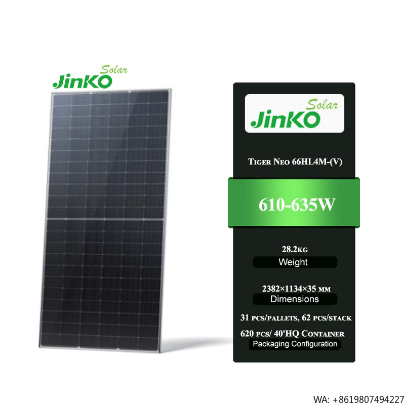 Jinko Tiger Neo 66HL4M-(V) 610 – Jinko Solar Panel Tiger Neo Bewertung und Preis