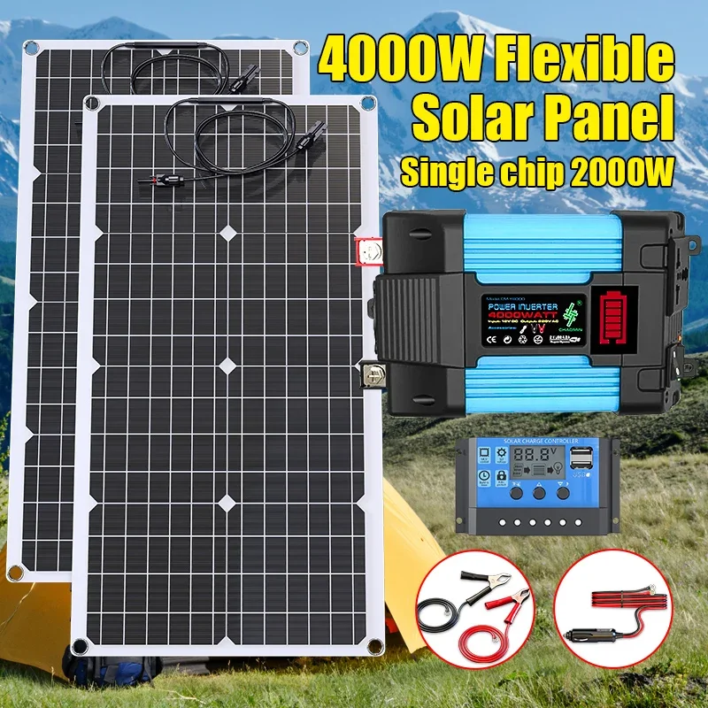4000-W-Solarpanel-Set, 12 V bi – Off Grid Solar Kit Bewertung und Preis