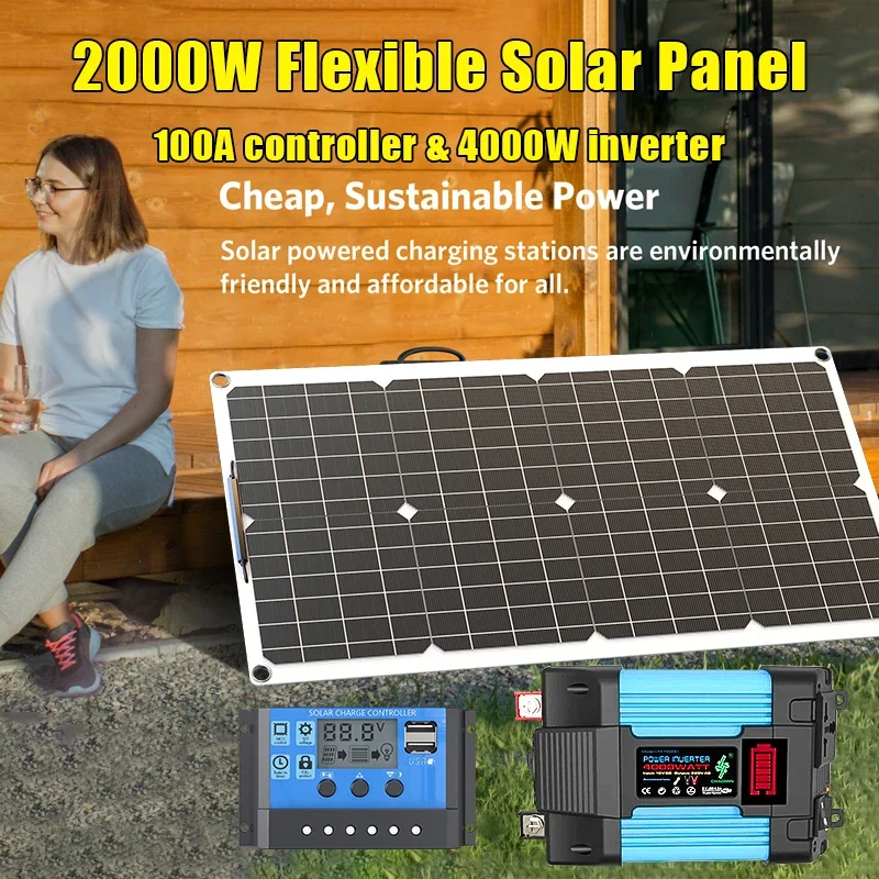 4000-W-Solarpanel-Set, 12 V bi – Off Grid Solar Kit Bewertung und Preis