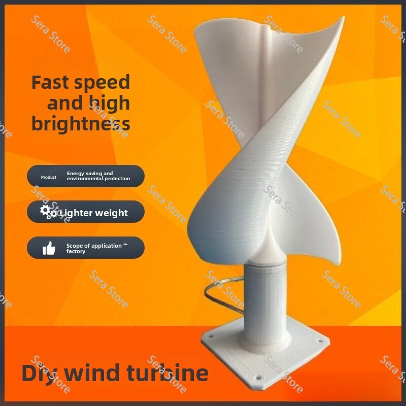 Spiralförmiges Vertikalachsen- – Mini Wind Turbine Vertical Bewertung und Preis