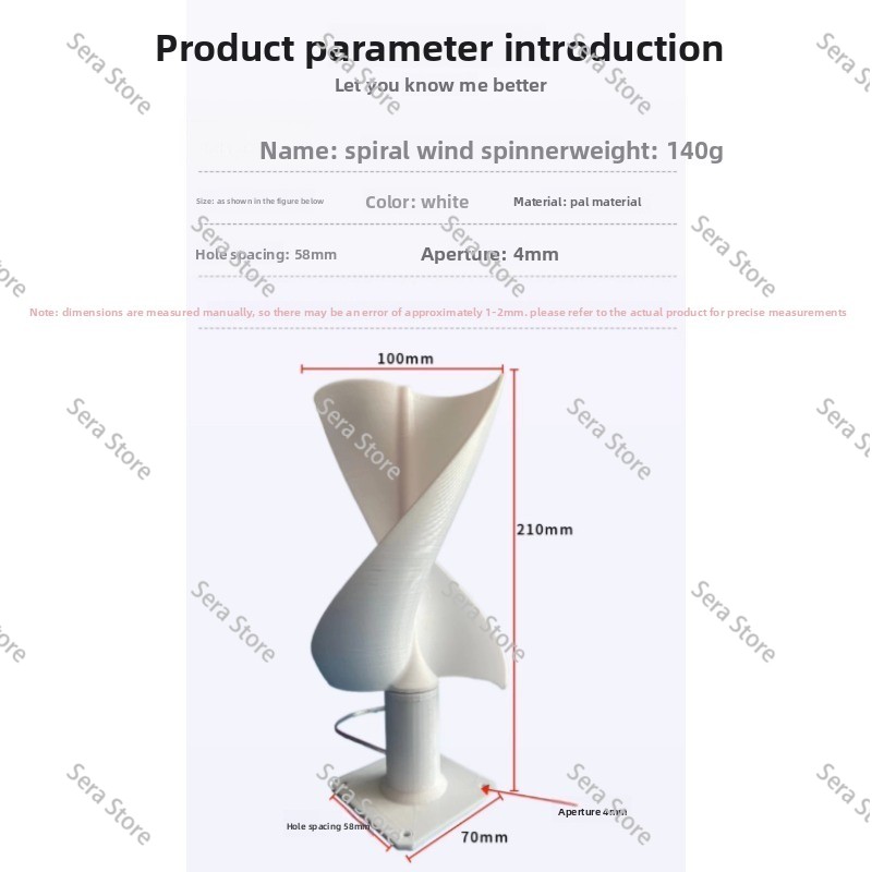 Spiralförmiges Vertikalachsen- – Mini Wind Turbine Vertical Bewertung und Preis