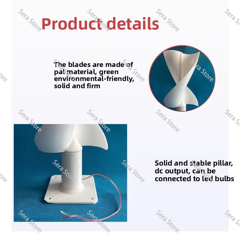 Spiralförmiges Vertikalachsen- – Mini Wind Turbine Vertical Bewertung und Preis