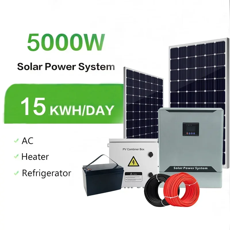 2025/Solarenergiesystem, 5000  – Off Grid Solar Kit Bewertung und Preis