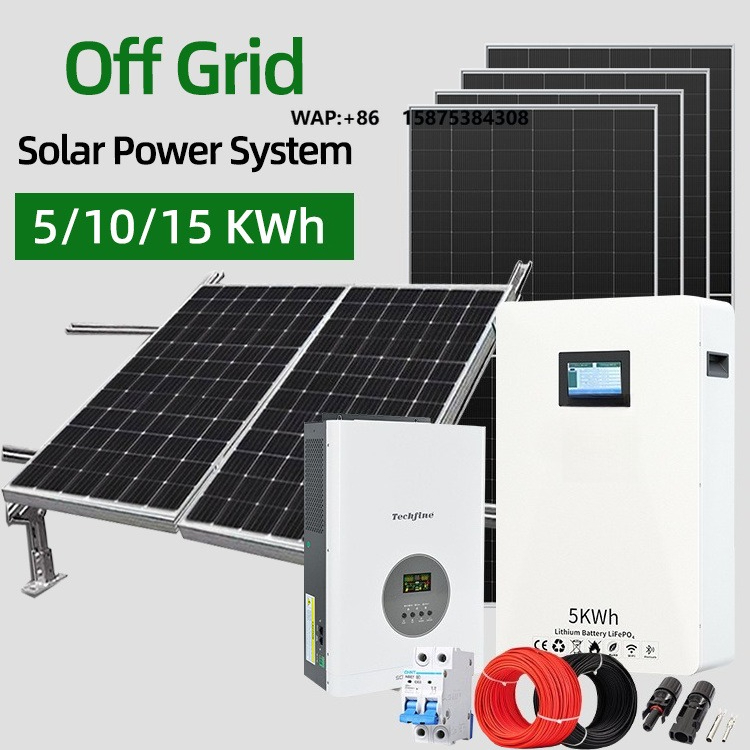 Fabrikpreis 3kW Heim-Netzunabh – Off Grid Solar Kit Bewertung und Preis